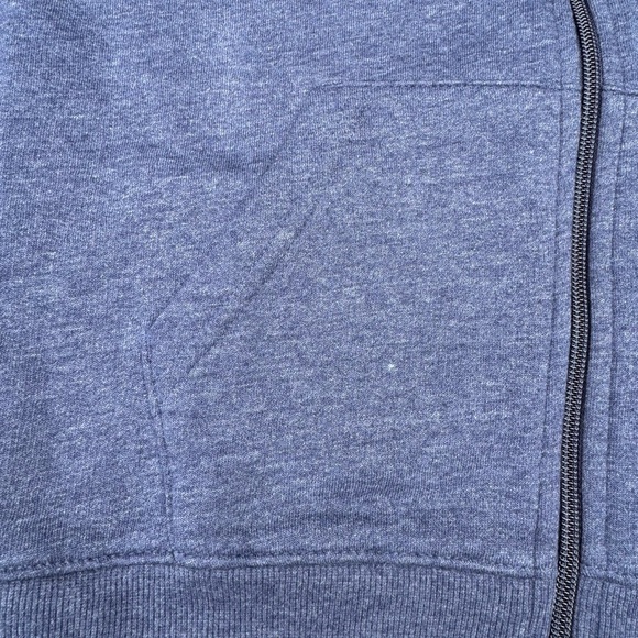 Cat & Jack Blue Zip-Up Hoodie Sweatshirt Size 8 Girl, NWT - Picture 3 of 4